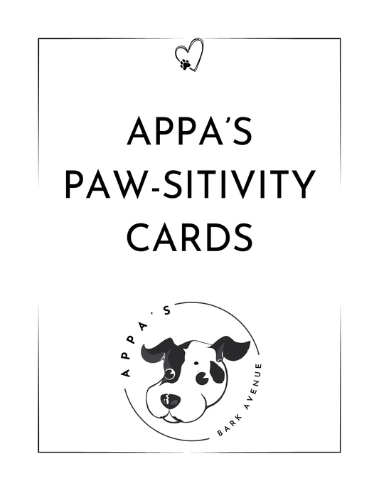 DIGITAL & PRINTABLE Appa's Paw-sitivity Cards